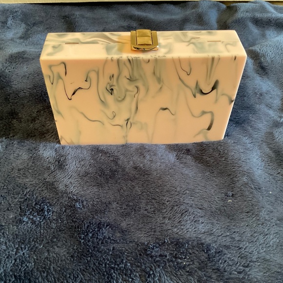 CIRCUS Sam Edelman Marble Look Hardshell Purse - Picture 1 of 10